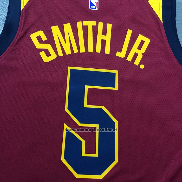 Maglia Cleveland Cavaliers Dennis Smith JR. #5 Icon 2018 Rosso